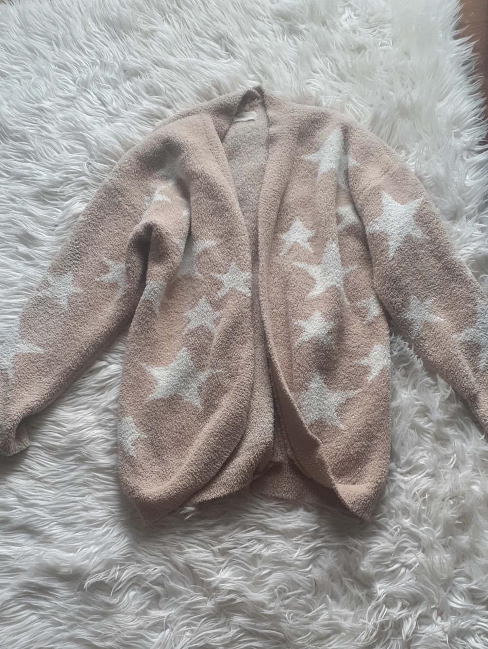 Altar'd State Beige Star Cardigan Size Medium